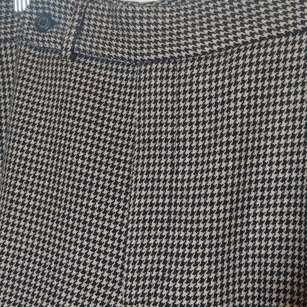 Lauren Ralph Lauren Womens Black Wool Herringbone Trousers - Picture 5 of 9